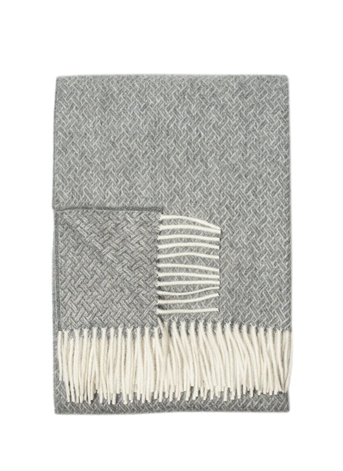 Oxford Alpaca Throw Charcoal - www.Shopthatapp.com