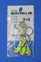 Big Sky Deluxe KnockOut 1/4oz Glow Jigs 4/pack-Outdoor Sporting goods camping-www.Shopthatapp.com-Color:Perch w/Black Lines and Orange Mouth-Stony Tackle Shack
