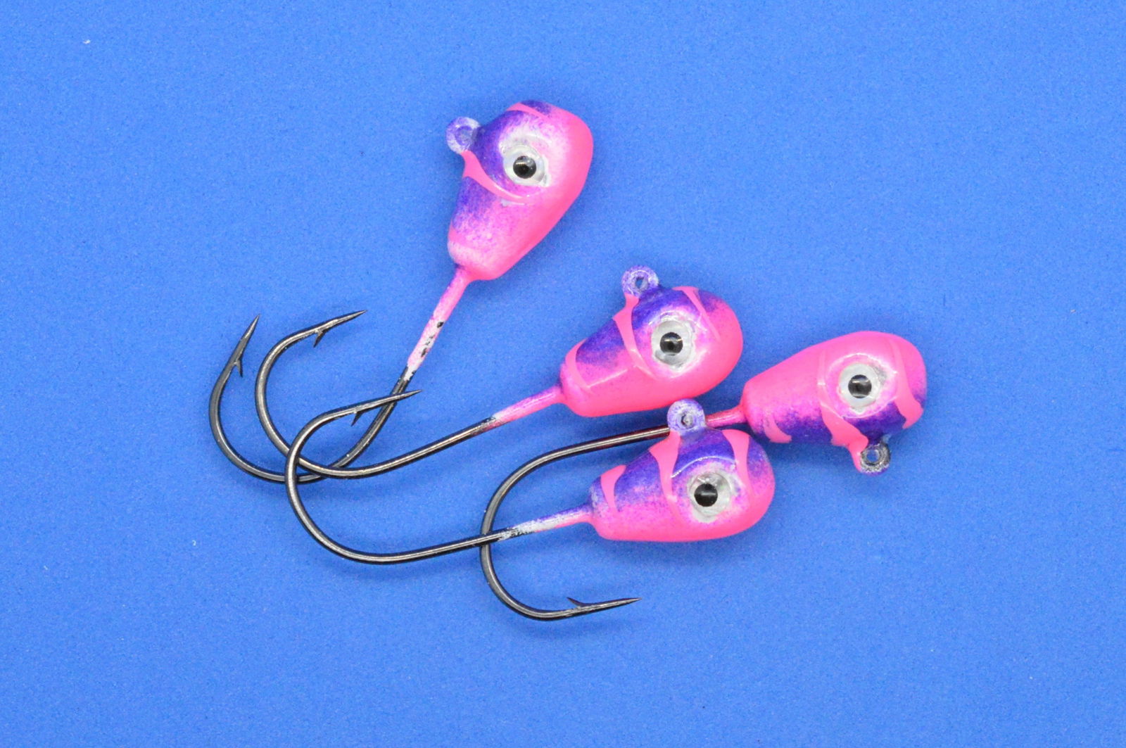 Big Sky Deluxe KnockOut 1/4oz Glow Jigs 4/pack - www.Shopthatapp.com