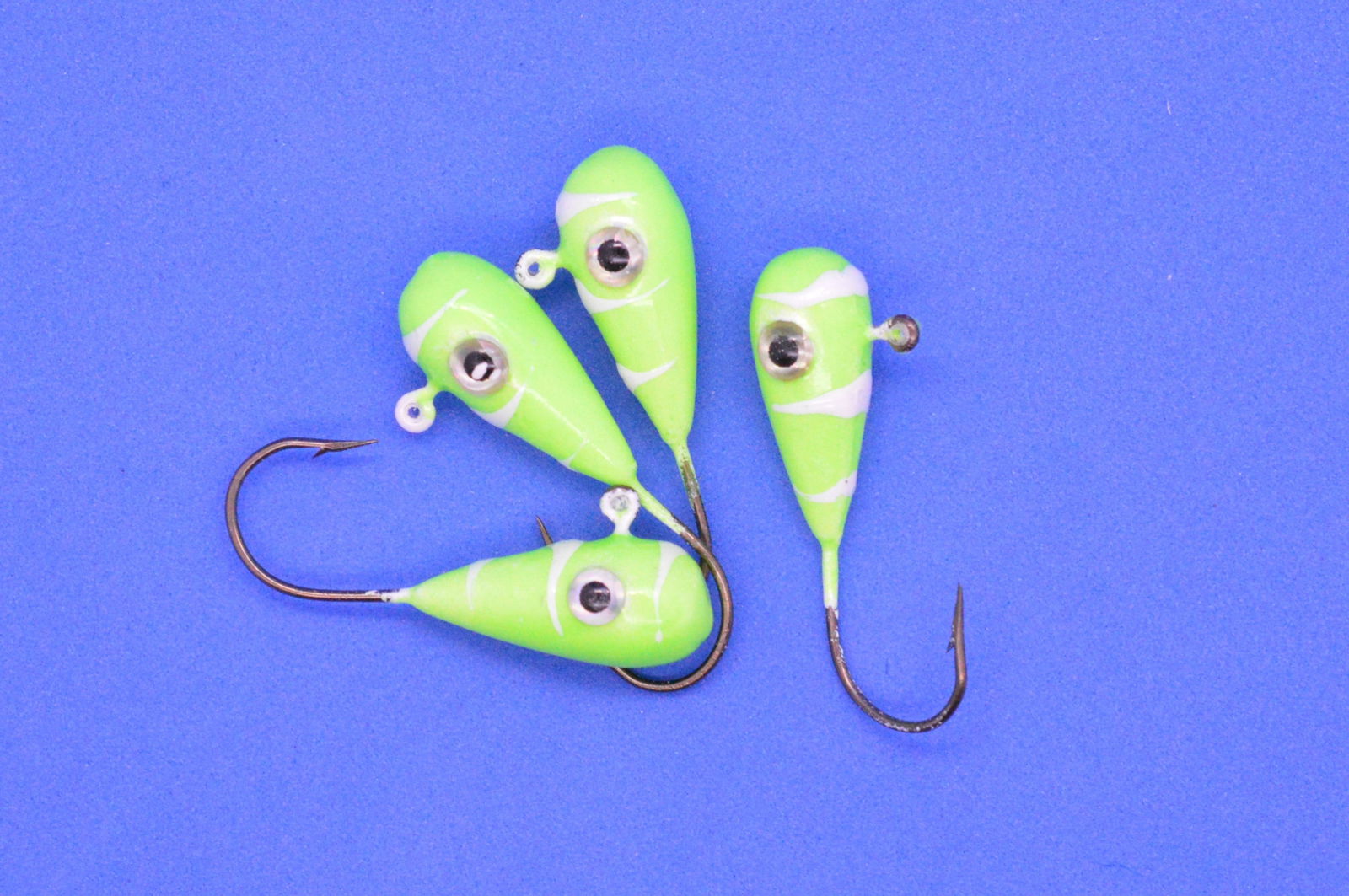 Big Sky Kaleidoscope 1/4oz Glow Jigs 4/pack - www.Shopthatapp.com