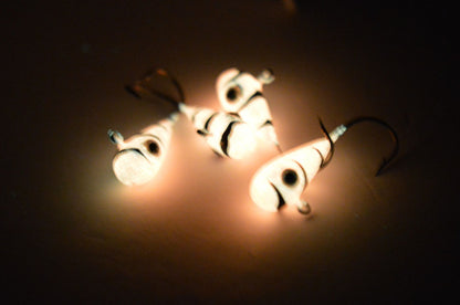Big Sky Kaleidoscope 1/4oz Glow Jigs 4/pack - www.Shopthatapp.com