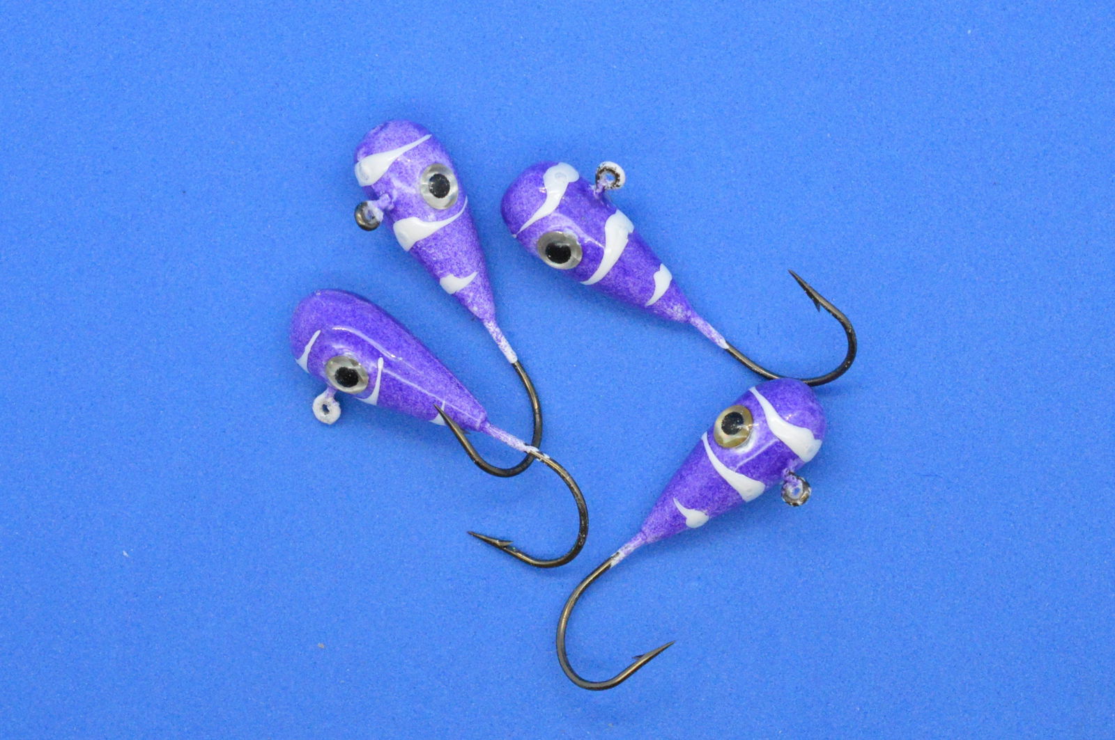 Big Sky Kaleidoscope 1/4oz Glow Jigs 4/pack - www.Shopthatapp.com