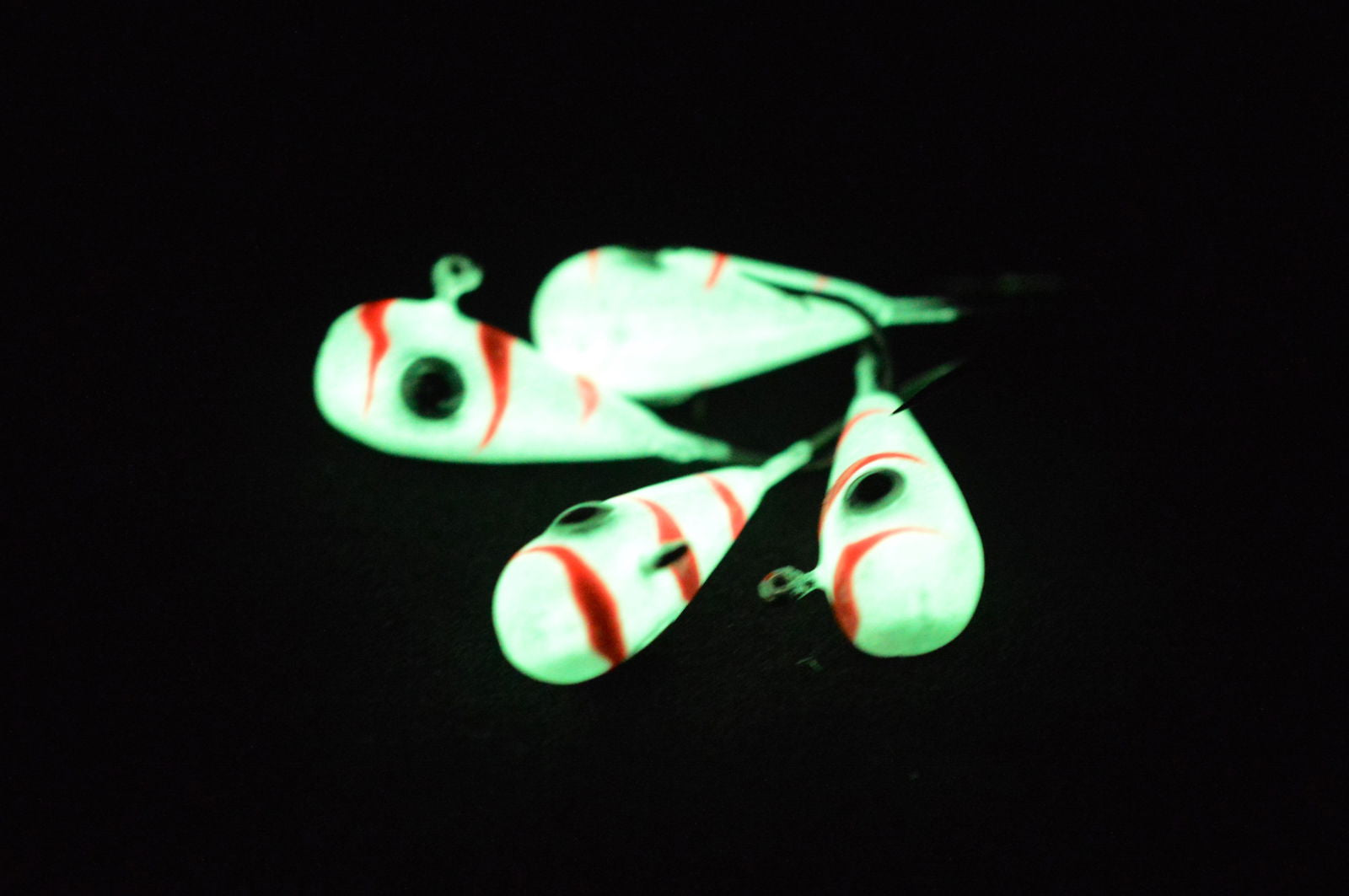 Big Sky Kaleidoscope 1/4oz Glow Jigs 4/pack - www.Shopthatapp.com