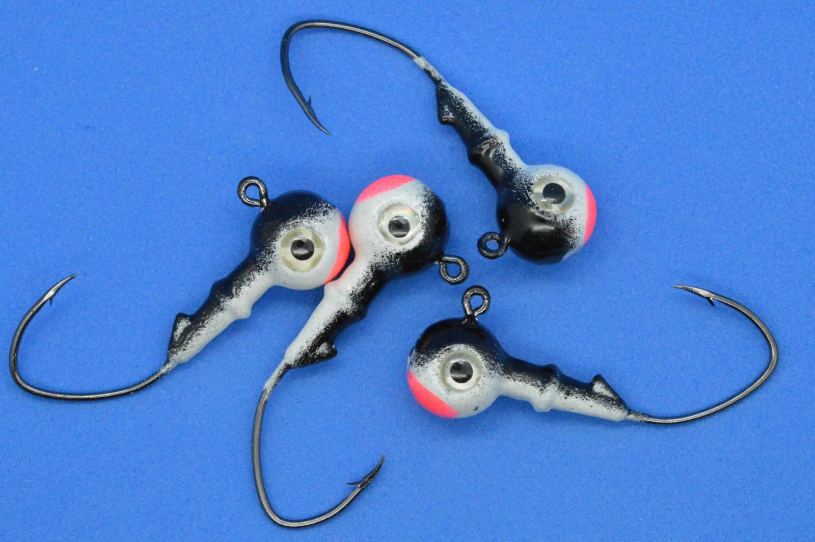 Big Sky Mean Machine 1/4oz Glow Jig Heads 4/pack - www.Shopthatapp.com