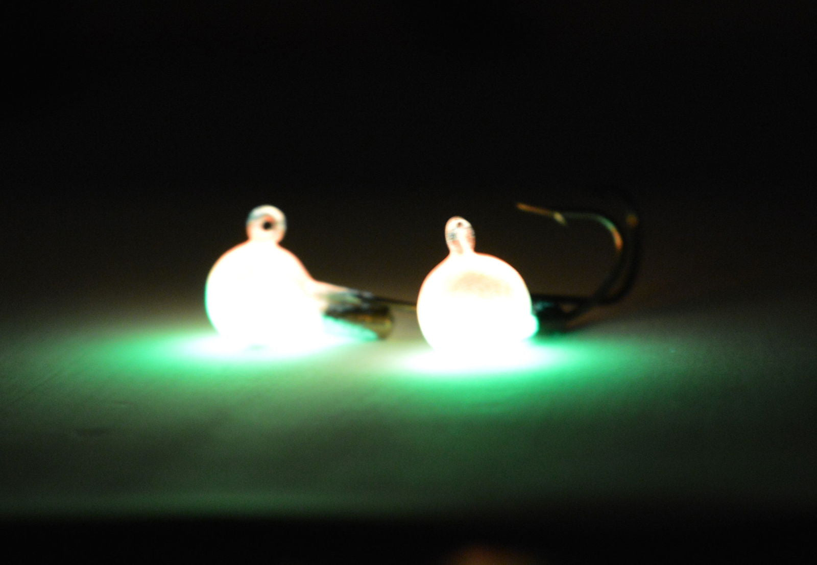 Big Sky Rock & Roll Rattling Ball Jigs Glow 3/8oz 2/pack-Outdoor Sporting goods camping-www.Shopthatapp.com-Stony Tackle Shack