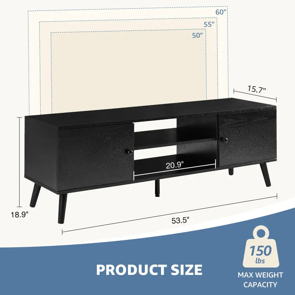 Panel TV Cabinet Can Store Black Cabinets - www.Shopthatapp.com