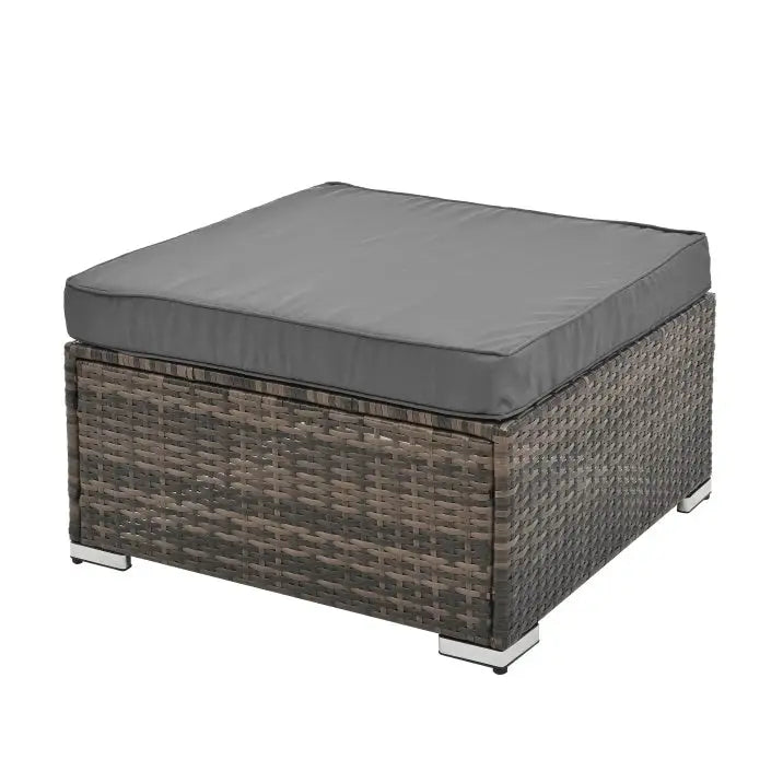 Patio Furniture, Outdoor Furniture, Seasonal PE Wicker Furniture, 4 Set Wicker Furniture With Tempered Glass Coffee Table - www.Shopthatapp.com
