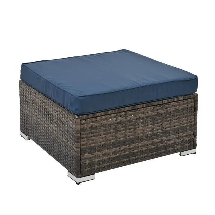 Patio Furniture 4 set With Tempered Glass Coffee Table - www.Shopthatapp.com