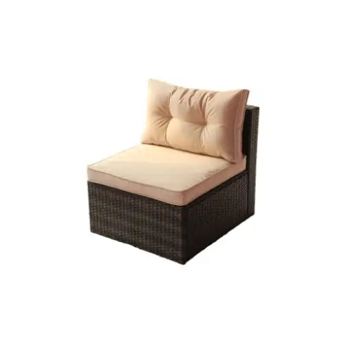 Patio Furniture Set PE Rattan Sectional Garden Furniture Corner Sofa Set - www.Shopthatapp.com