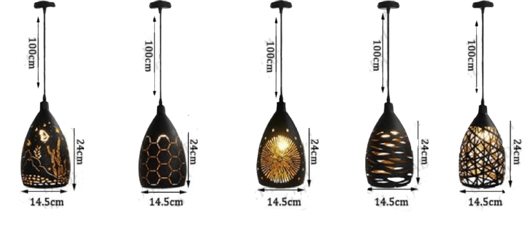 Suspension moderne Cage