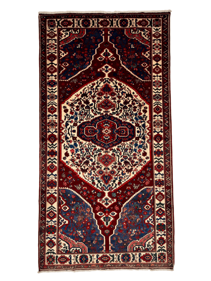 Persian Bakhtiari Rug | 5' 2" x 9' 10" - www.Shopthatapp.com
