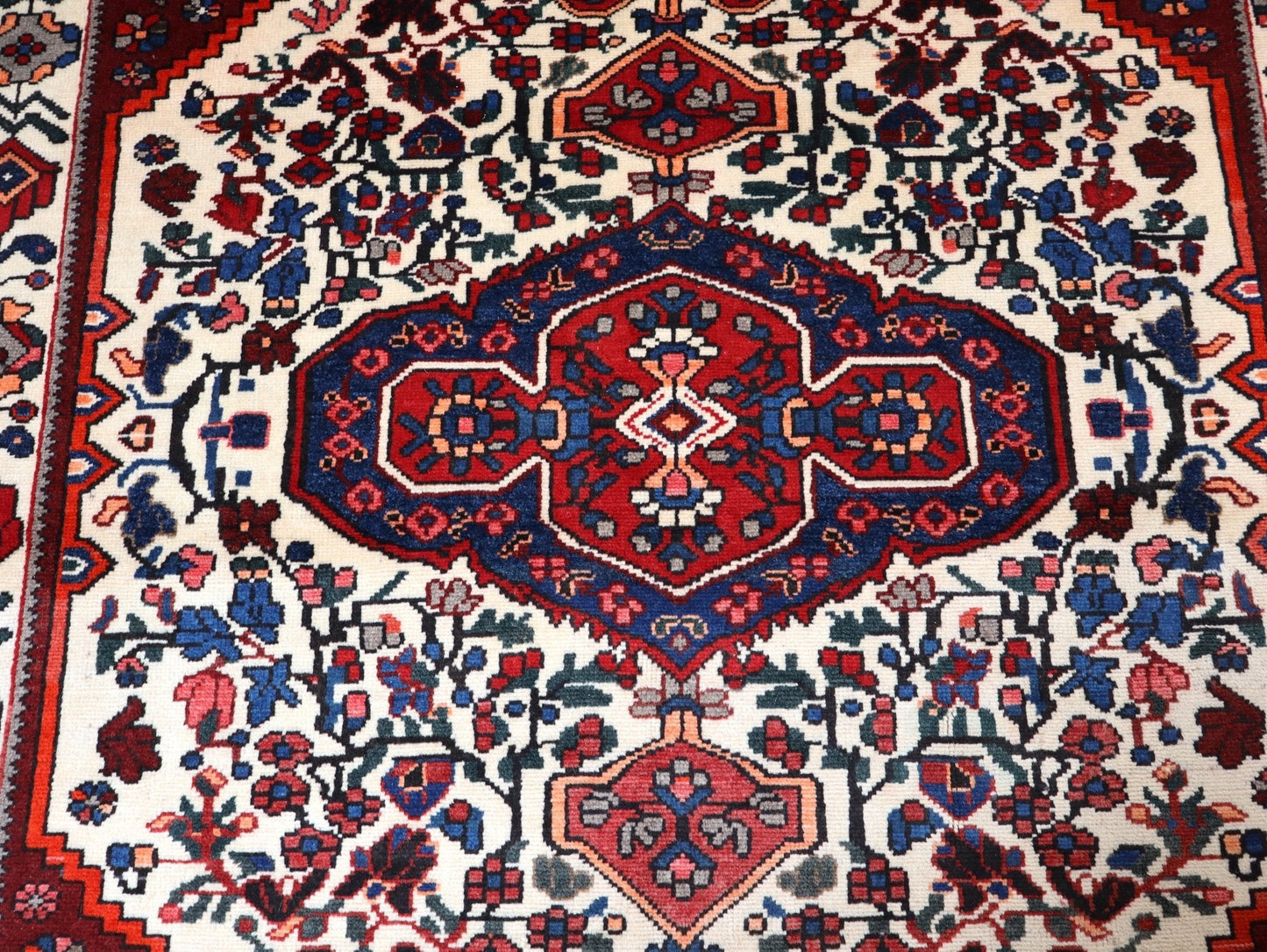 Persian Bakhtiari Rug | 5' 2" x 9' 10" - www.Shopthatapp.com