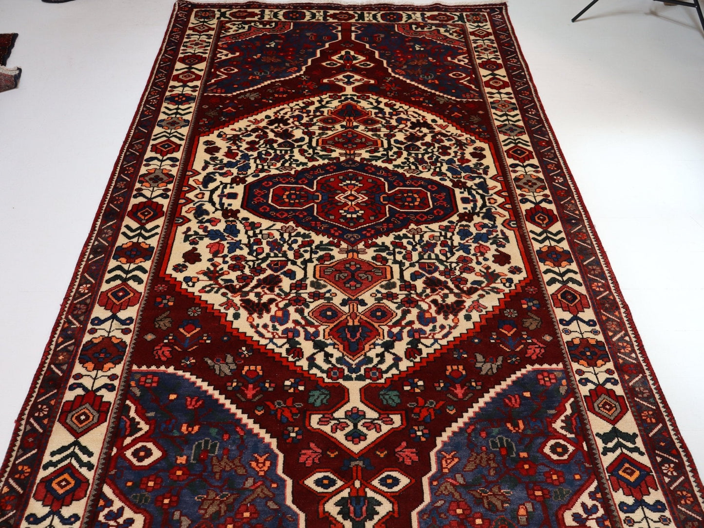 Persian Bakhtiari Rug | 5' 2" x 9' 10" - www.Shopthatapp.com
