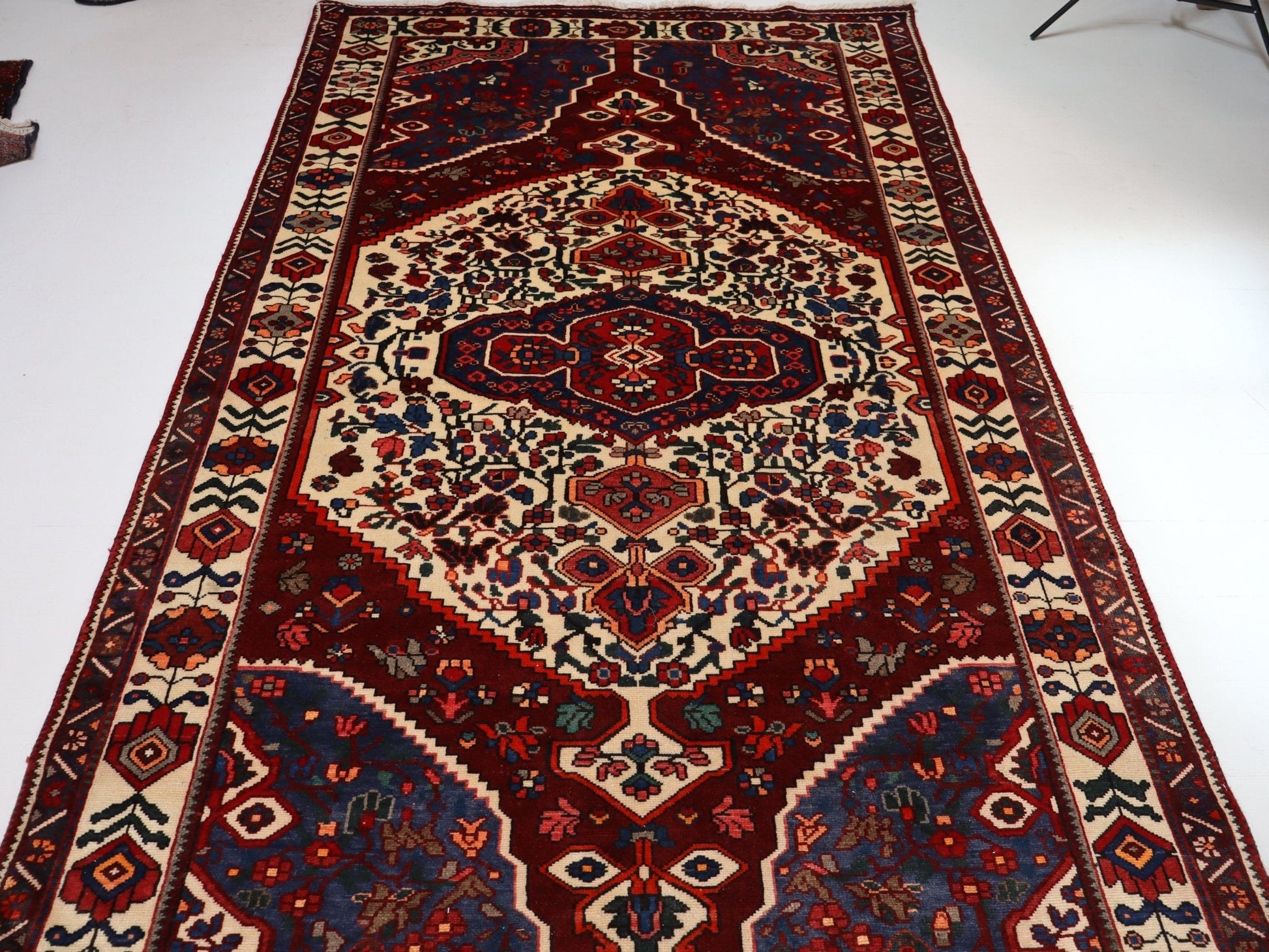Persian Bakhtiari Rug | 5' 2" x 9' 10" - www.Shopthatapp.com