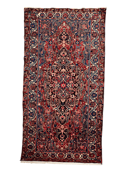 Persian Bakhtiari Rug | 5' 5" x 10' - www.Shopthatapp.com