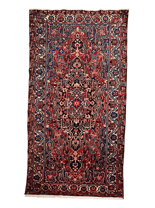 Persian Bakhtiari Rug | 5' 5" x 10' - www.Shopthatapp.com