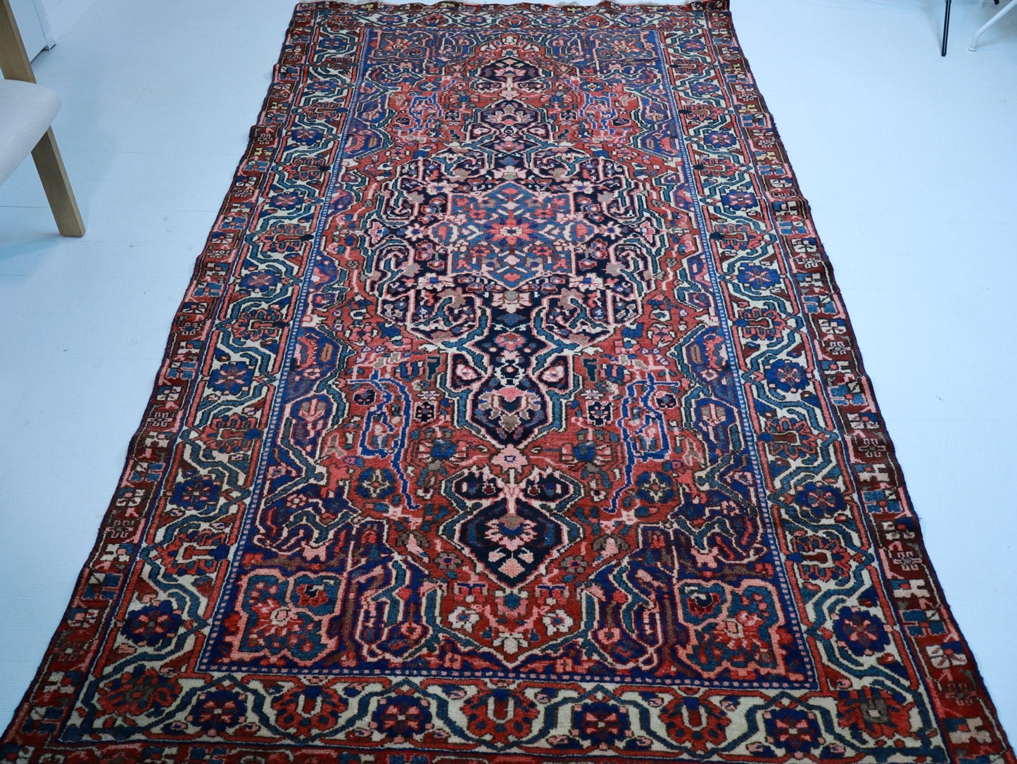 Persian Bakhtiari Rug | 5' 5" x 10' - www.Shopthatapp.com
