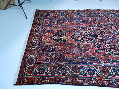 Persian Bakhtiari Rug | 5' 5" x 10' - www.Shopthatapp.com