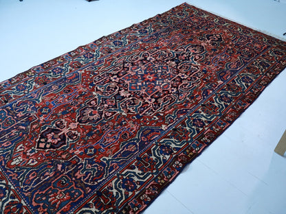Persian Bakhtiari Rug | 5' 5" x 10' - www.Shopthatapp.com