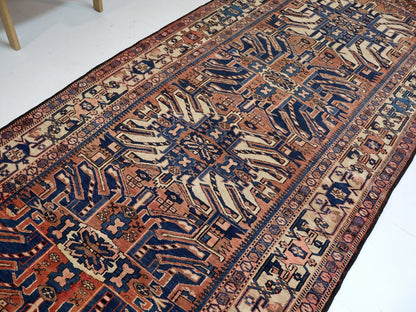 Persian Bakhtiari Runner Rug | 4' 11" x 13' 8" - www.Shopthatapp.com