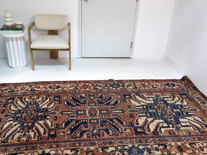 Persian Bakhtiari Runner Rug | 4' 11" x 13' 8" - www.Shopthatapp.com