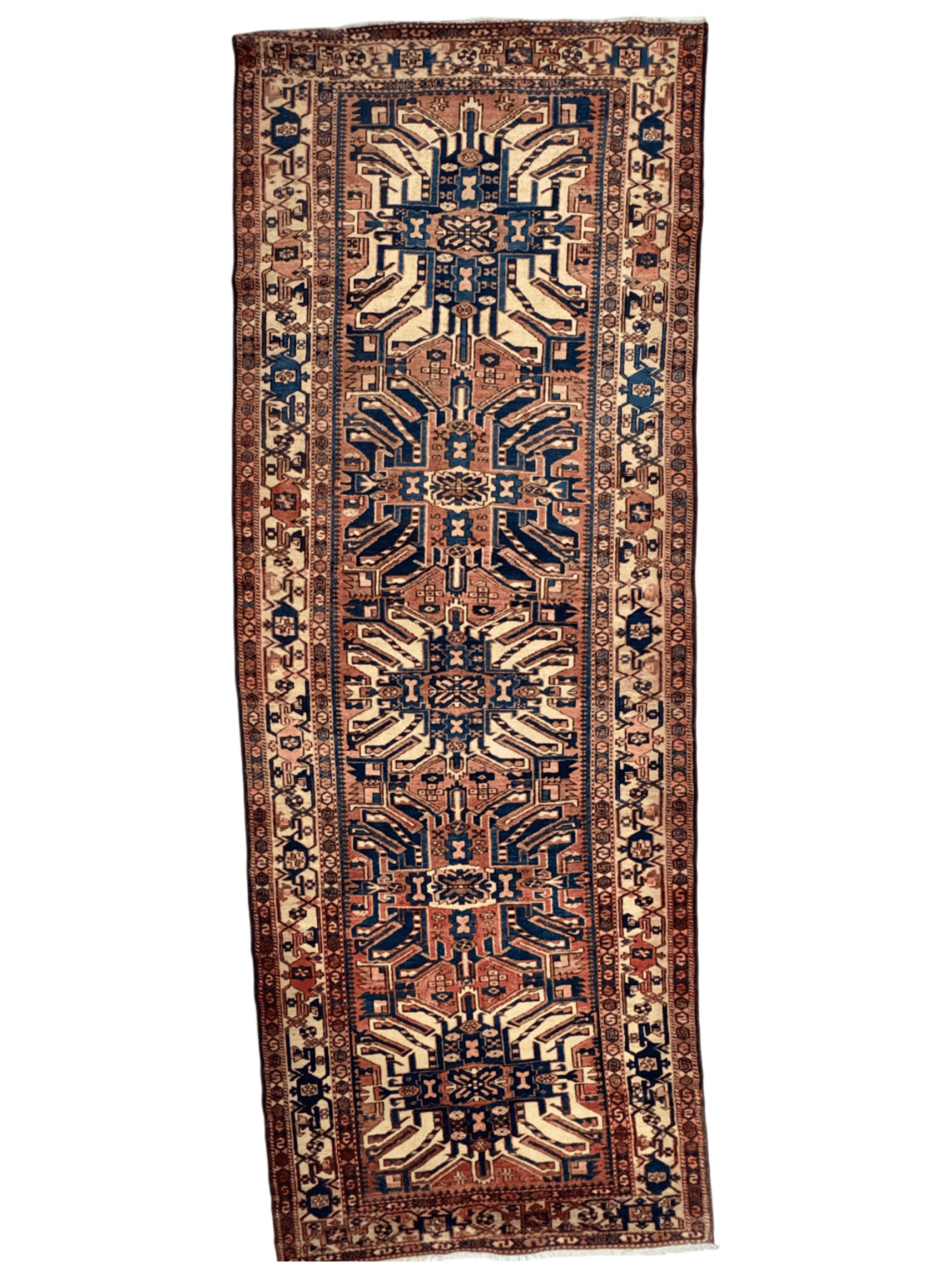 Persian Bakhtiari Runner Rug | 4' 11" x 13' 8" - www.Shopthatapp.com