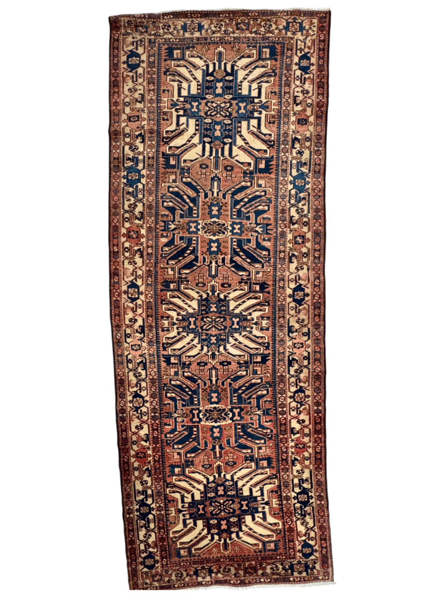 Persian Bakhtiari Runner Rug | 4' 11" x 13' 8" - www.Shopthatapp.com