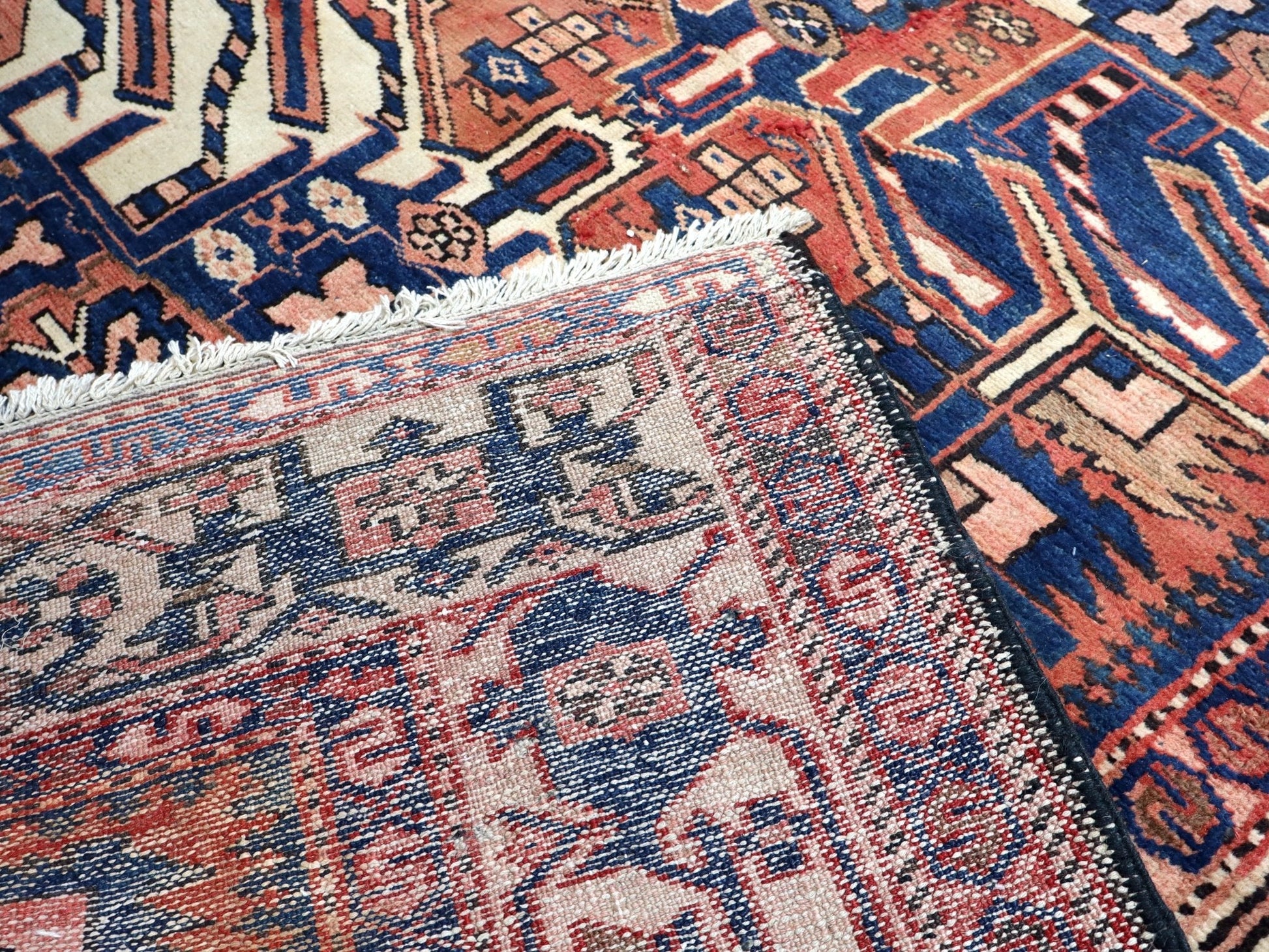 Persian Bakhtiari Runner Rug | 4' 11" x 13' 8" - www.Shopthatapp.com