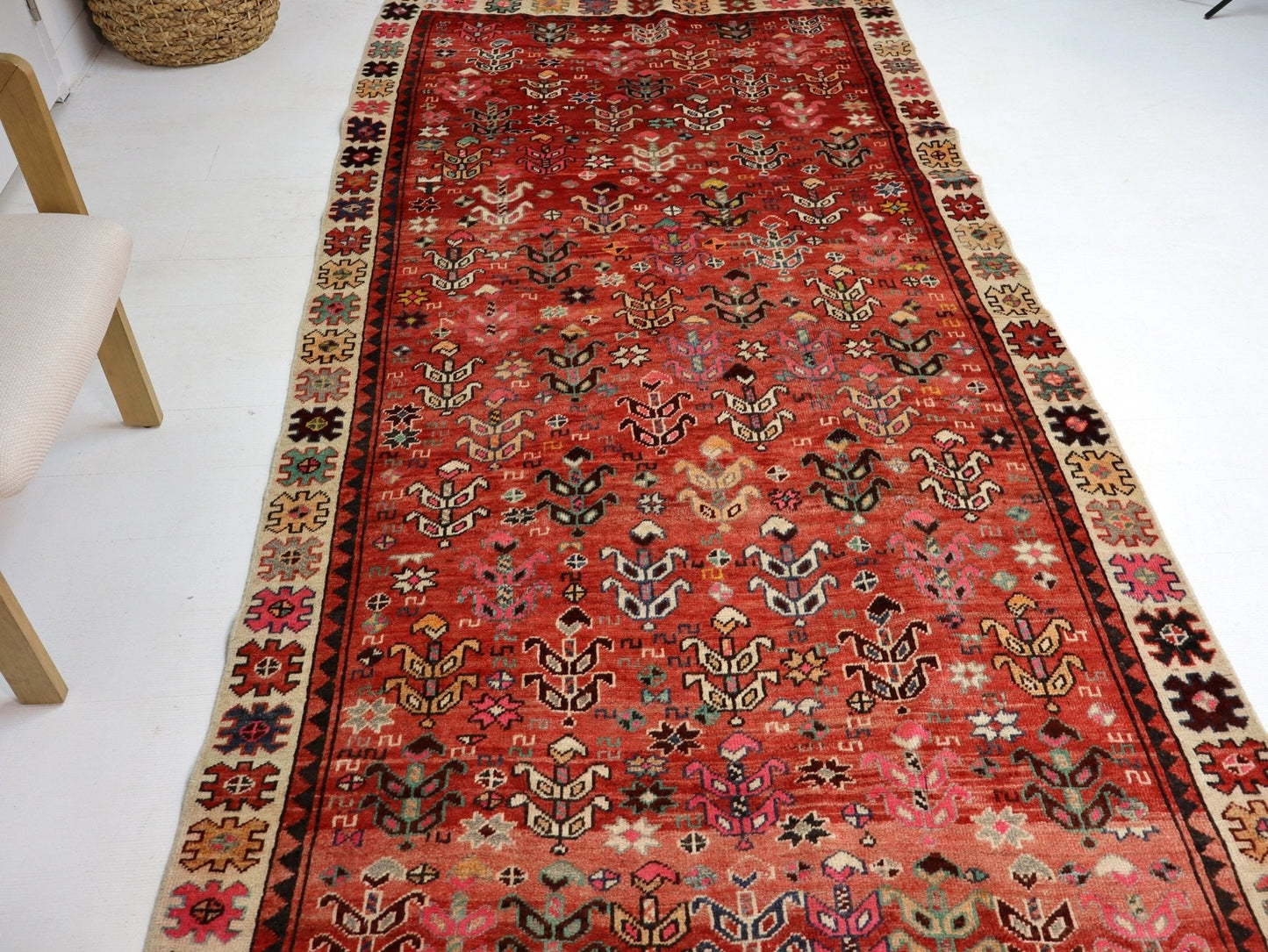 Persian Baluch Rug | 4' 8” x 9' 5" - www.Shopthatapp.com