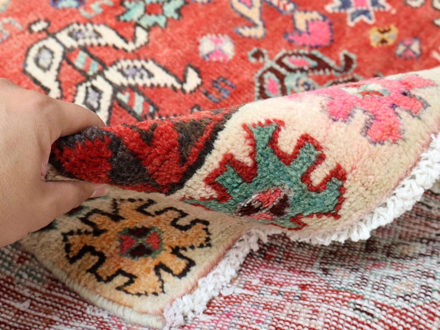 Persian Baluch Rug | 4' 8” x 9' 5" - www.Shopthatapp.com