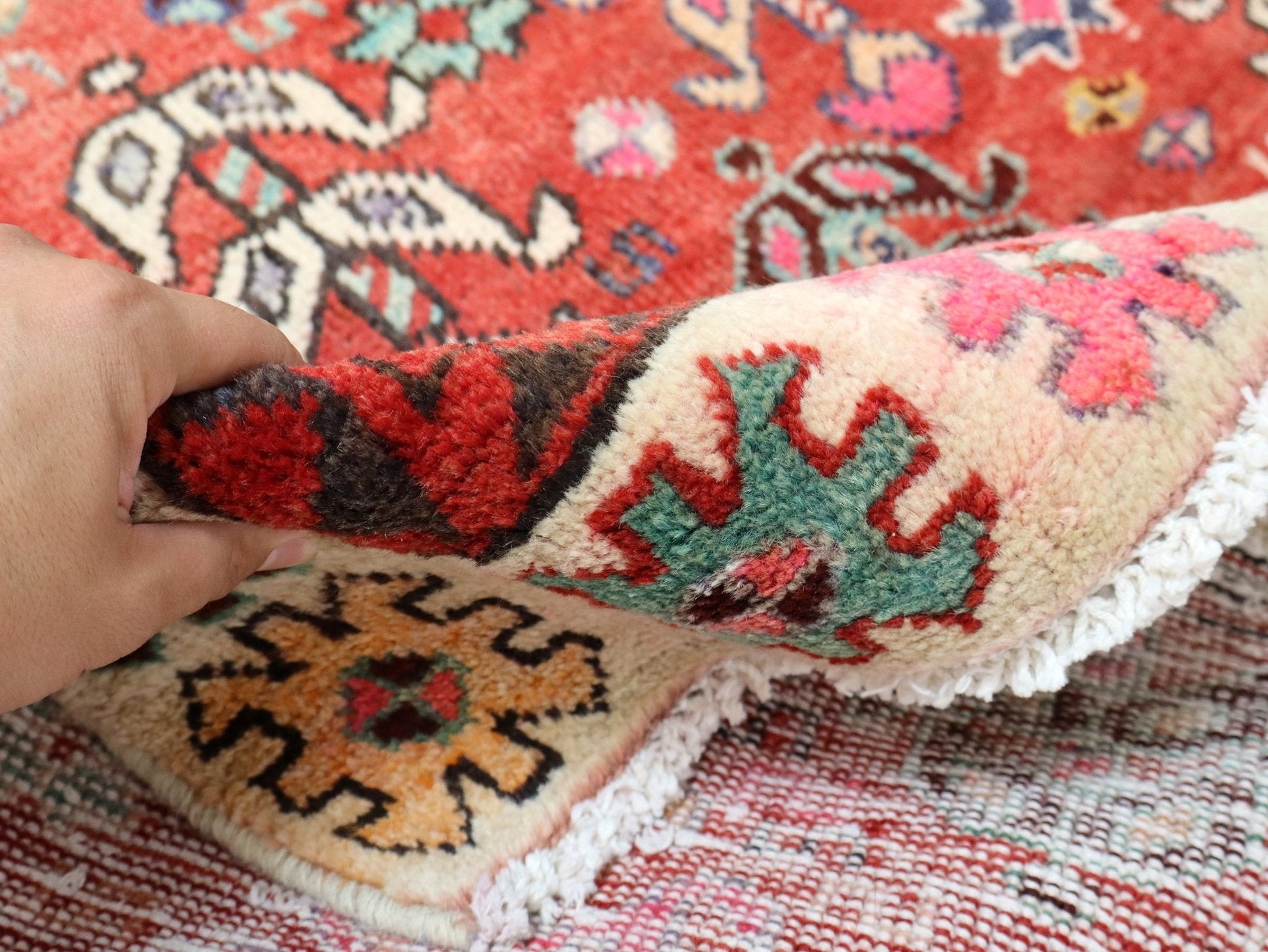 Persian Baluch Rug | 4' 8” x 9' 5" - www.Shopthatapp.com