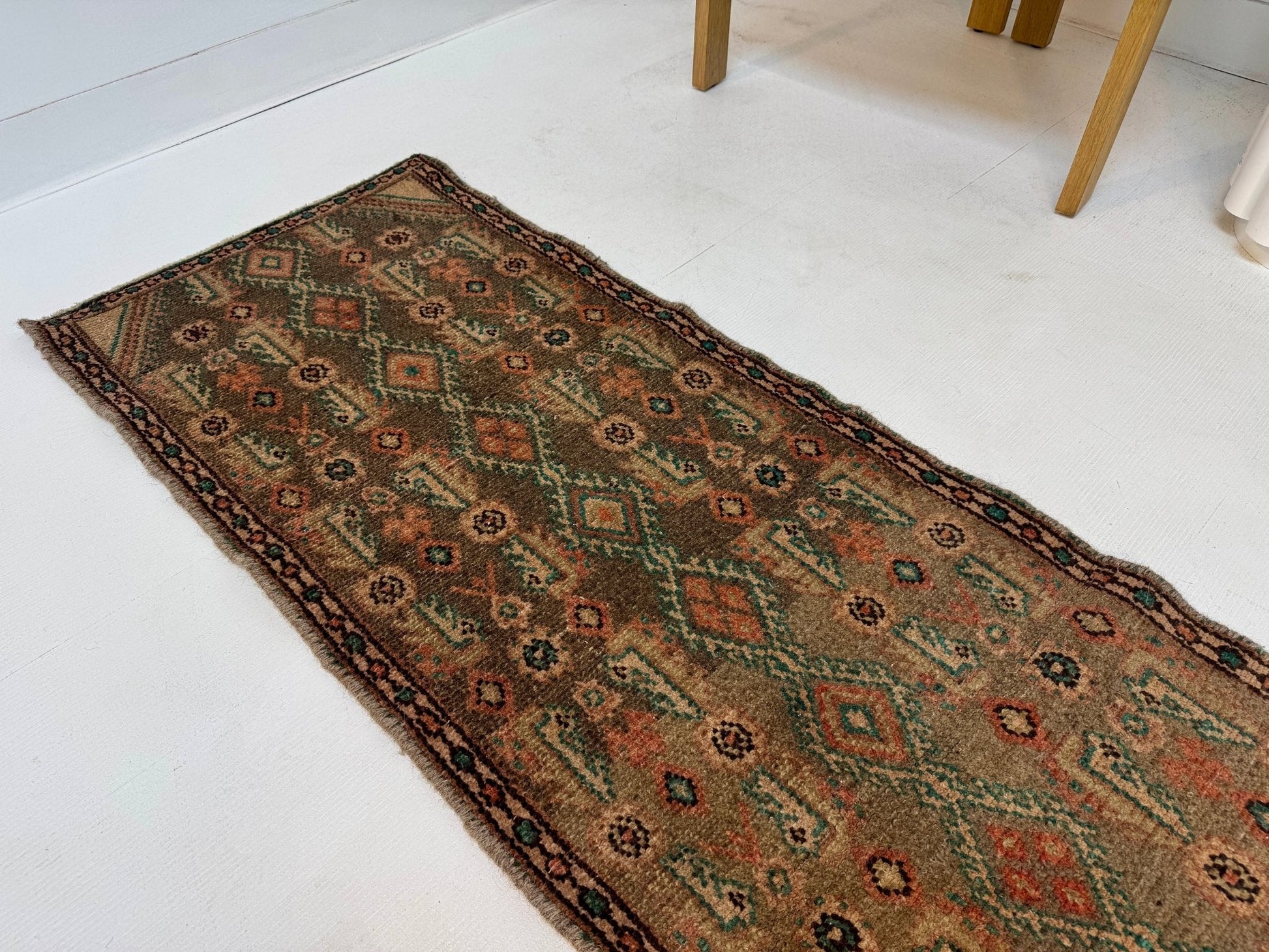 Persian Borujerd Runner Rug | 1' 10” x 6' 5" - www.Shopthatapp.com