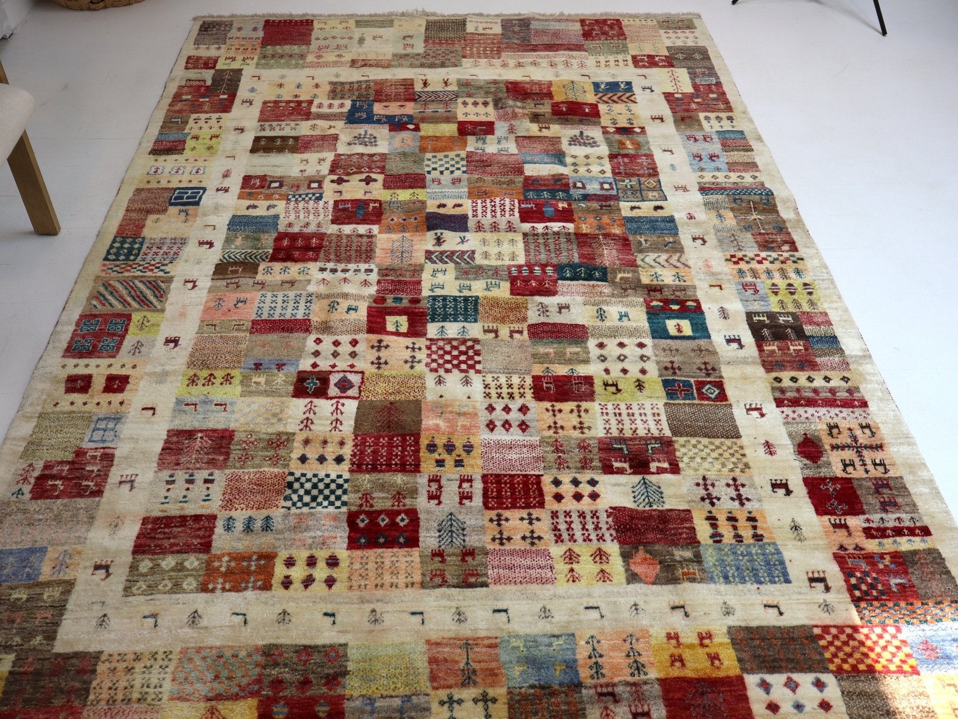 Persian Gabbeh Rug | 6' 3" x 9' 7" - www.Shopthatapp.com