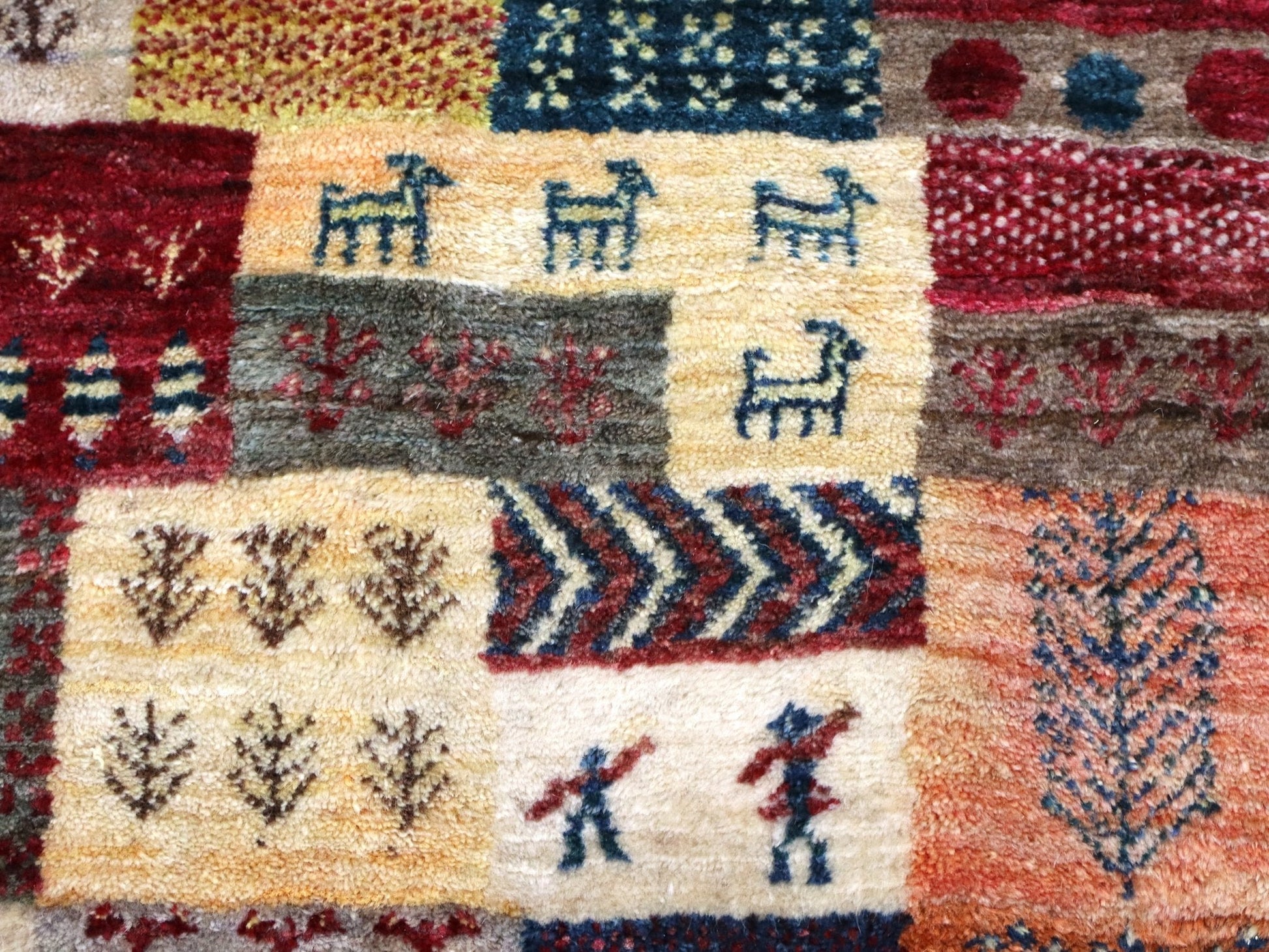 Persian Gabbeh Rug | 6' 3" x 9' 7" - www.Shopthatapp.com