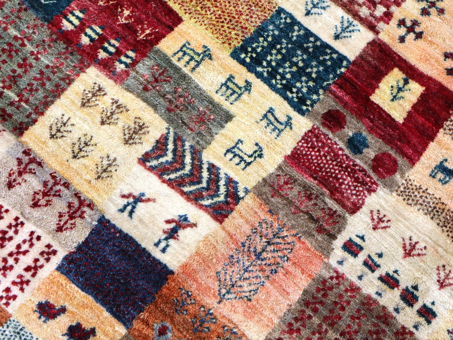 Persian Gabbeh Rug | 6' 3" x 9' 7" - www.Shopthatapp.com