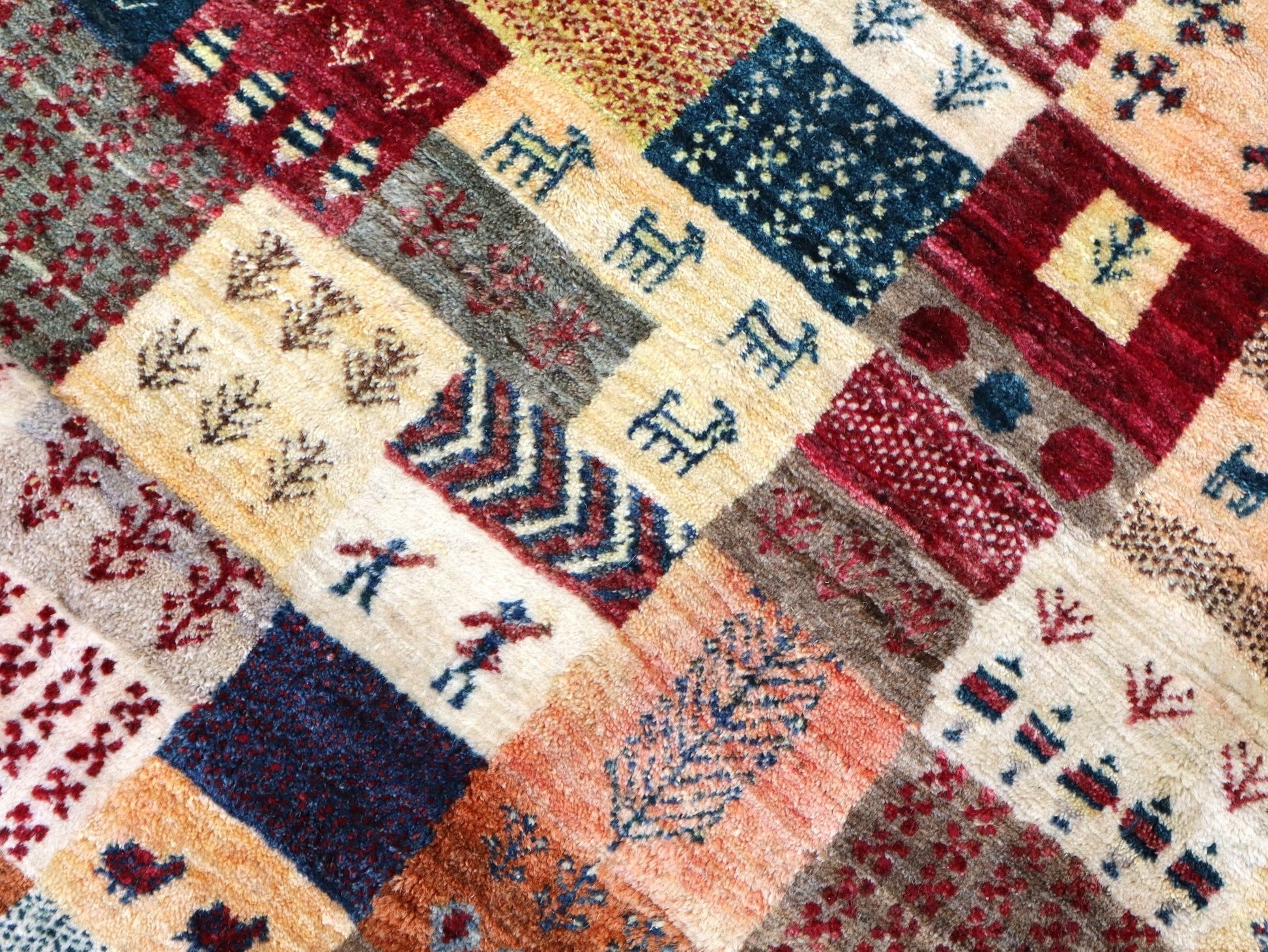 Persian Gabbeh Rug | 6' 3" x 9' 7" - www.Shopthatapp.com