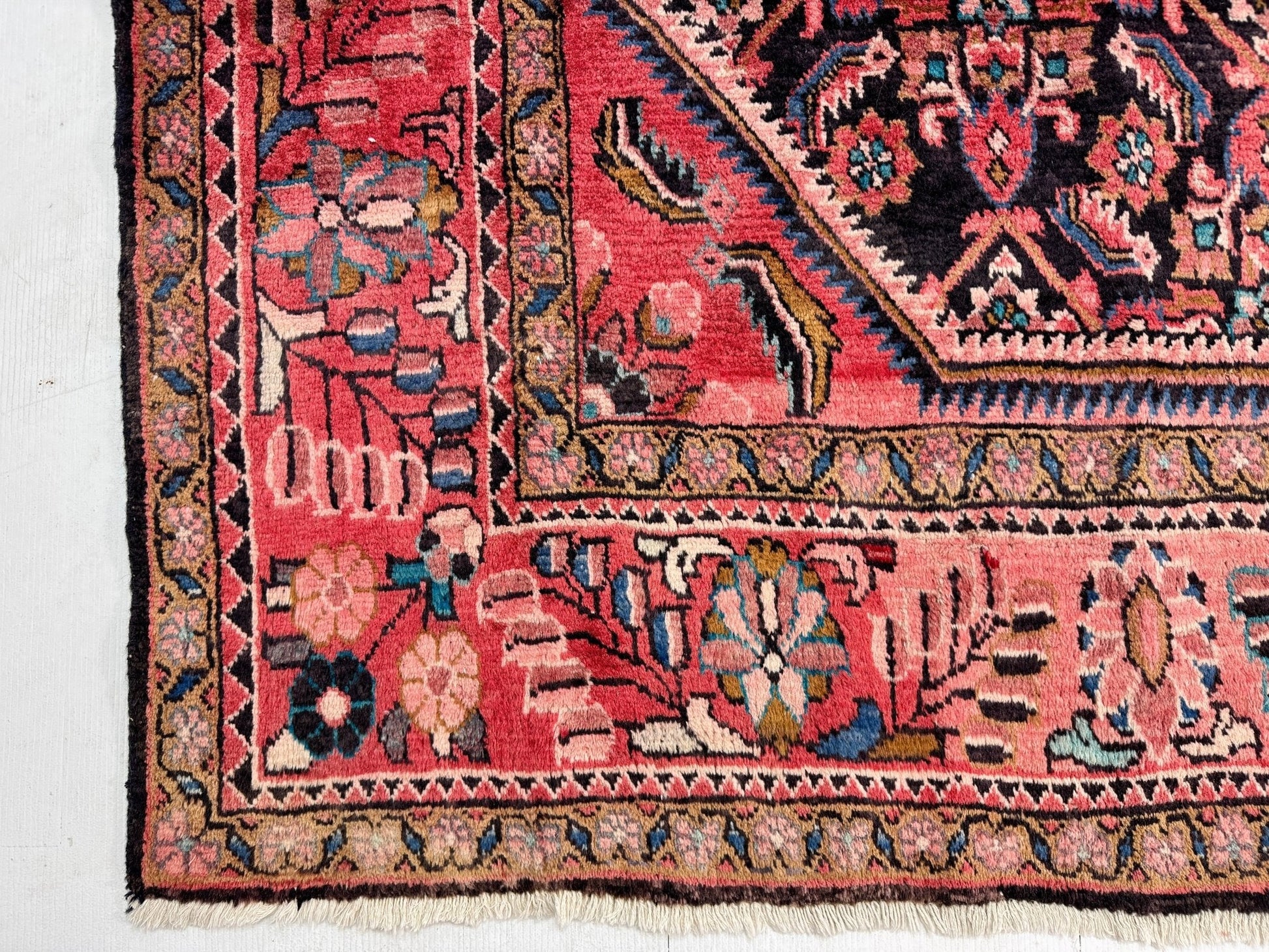 Persian Hamadan Rug | 7' 9” x 10' - www.Shopthatapp.com