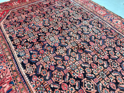 Persian Hamadan Rug | 7' 9” x 10' - www.Shopthatapp.com