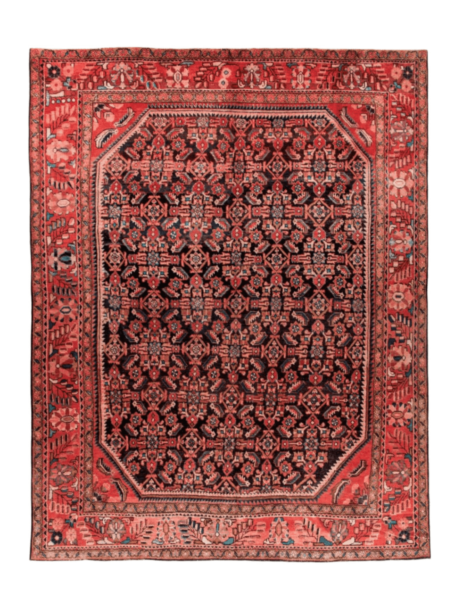 Persian Hamadan Rug | 7' 9” x 10' - www.Shopthatapp.com