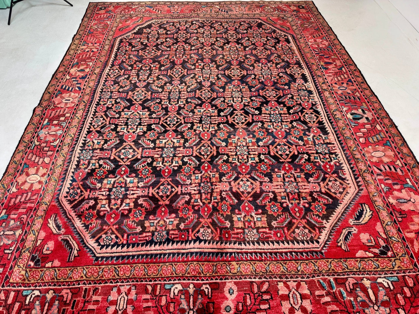 Persian Hamadan Rug | 7' 9” x 10' - www.Shopthatapp.com
