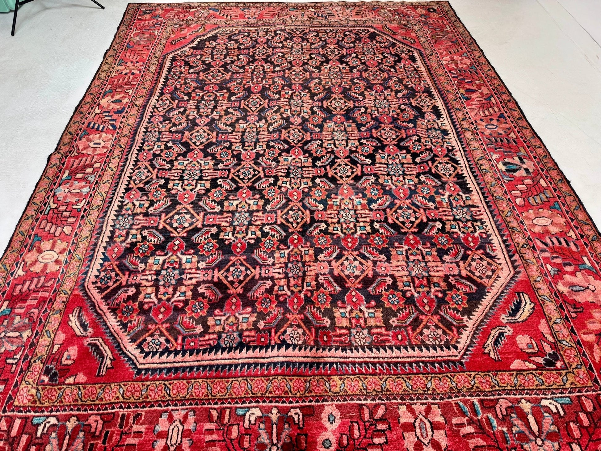 Persian Hamadan Rug | 7' 9” x 10' - www.Shopthatapp.com