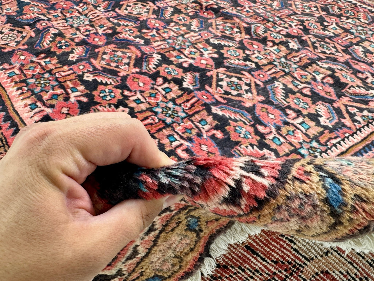 Persian Hamadan Rug | 7' 9” x 10' - www.Shopthatapp.com