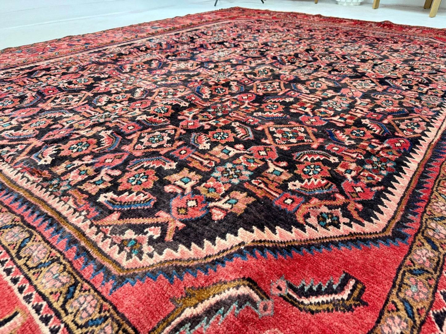 Persian Hamadan Rug | 7' 9” x 10' - www.Shopthatapp.com