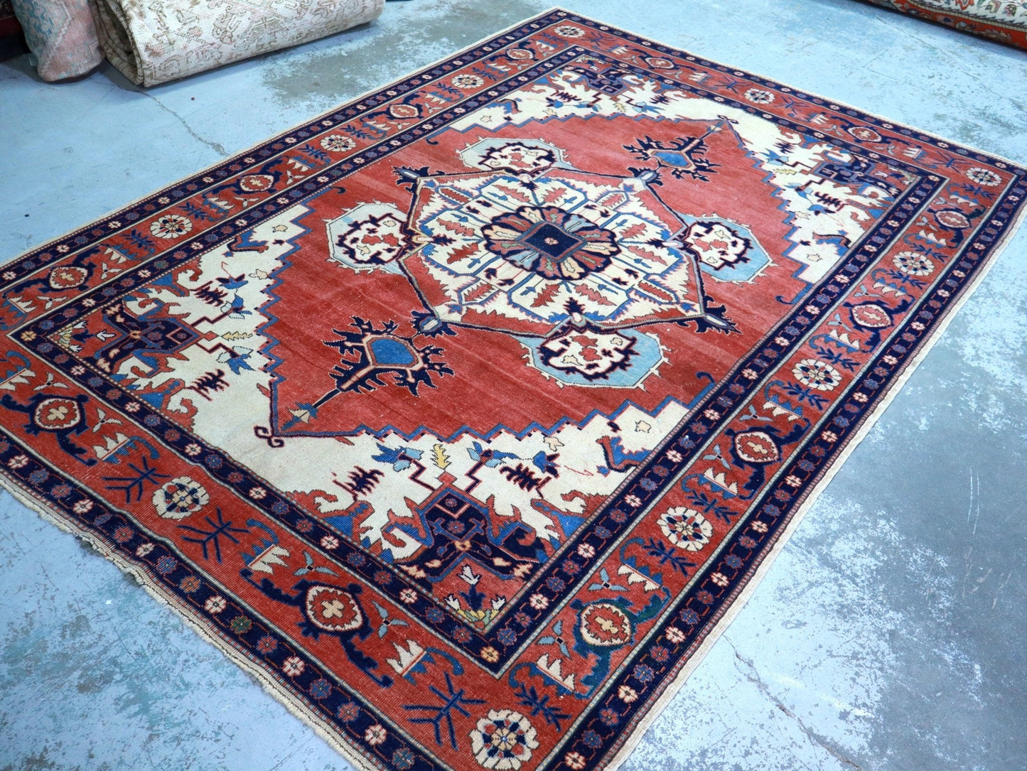 Persian Heriz Rug | 5' 11" x 8' 4" - www.Shopthatapp.com