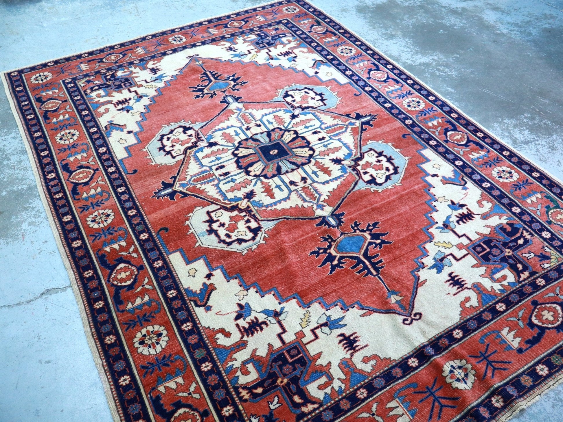 Persian Heriz Rug | 5' 11" x 8' 4" - www.Shopthatapp.com