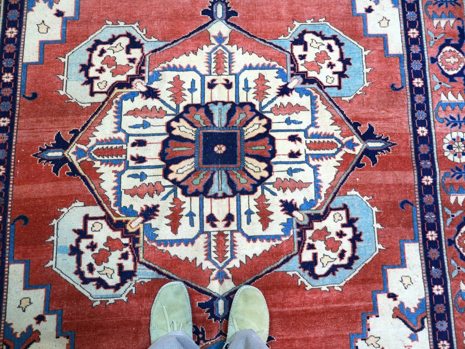 Persian Heriz Rug | 5' 11" x 8' 4" - www.Shopthatapp.com