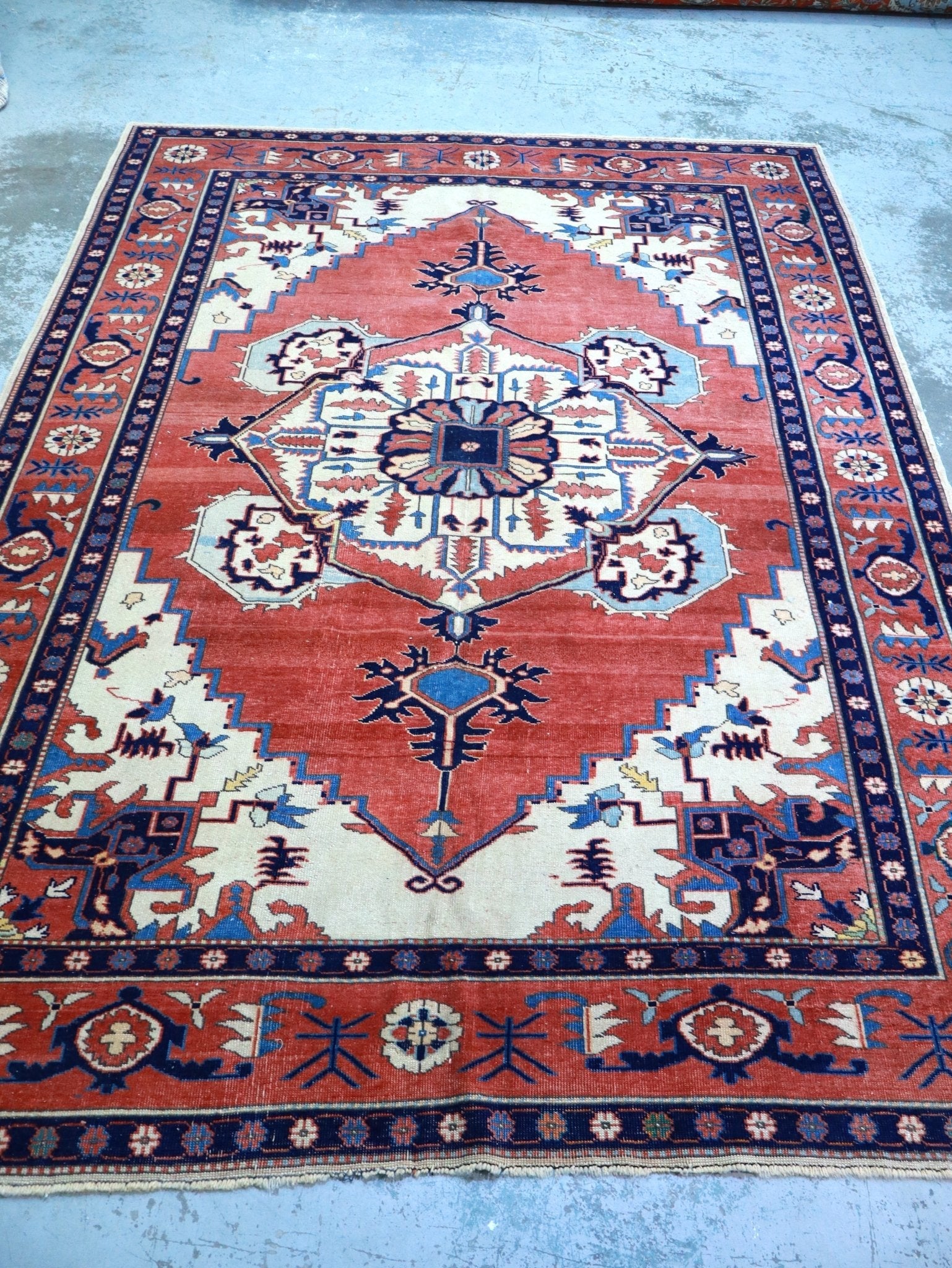Persian Heriz Rug | 5' 11" x 8' 4" - www.Shopthatapp.com