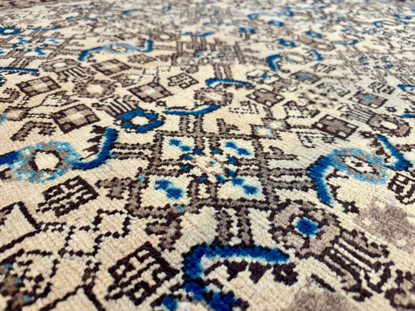 Persian Hosseinabad Runner Rug | 3' 8” x 10' 2" - www.Shopthatapp.com