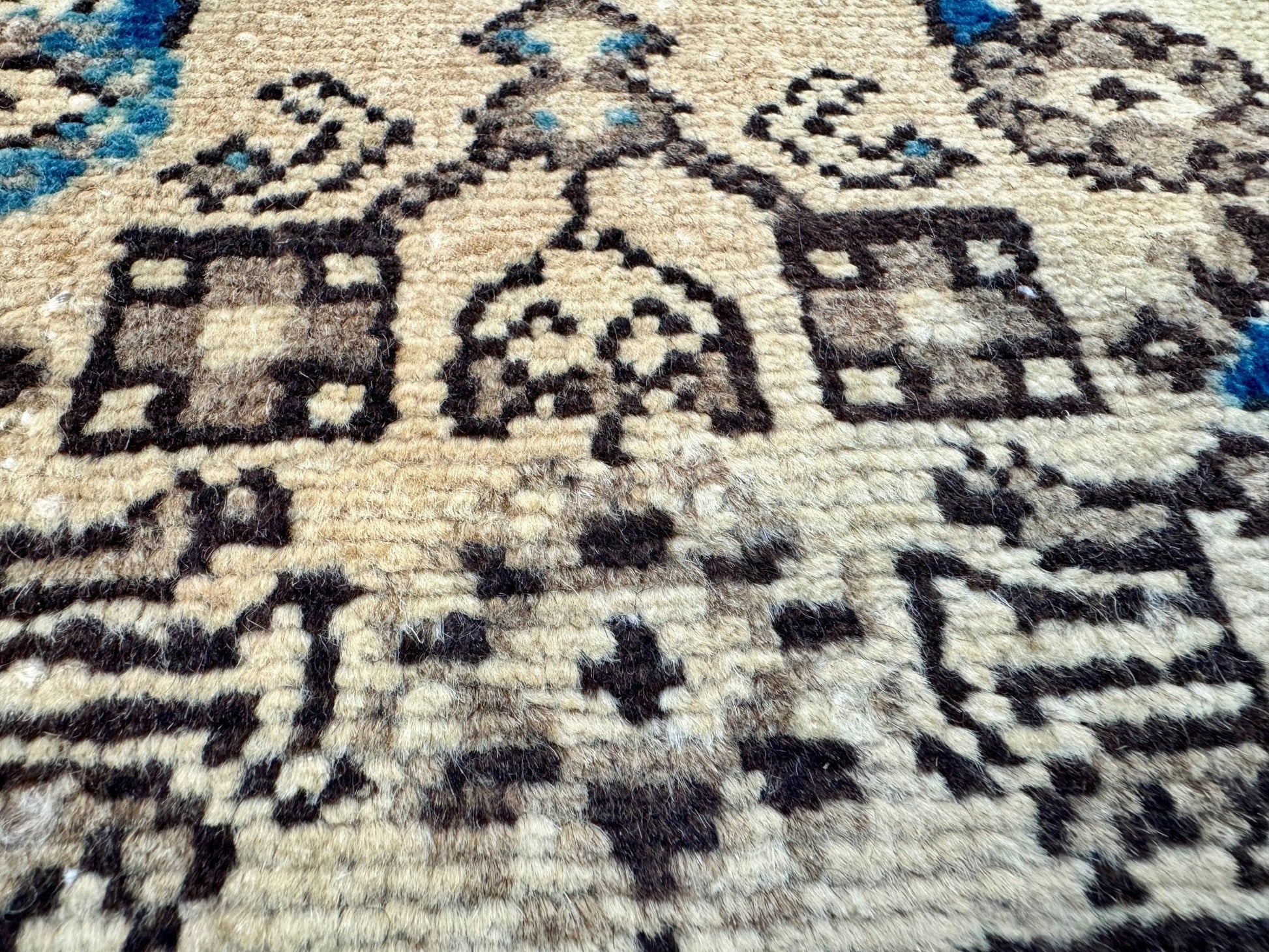 Persian Hosseinabad Runner Rug | 3' 8” x 10' 2" - www.Shopthatapp.com