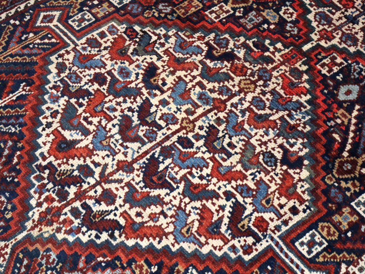 Persian Khamseh Rug | 5' 4" x 7' 3" - www.Shopthatapp.com